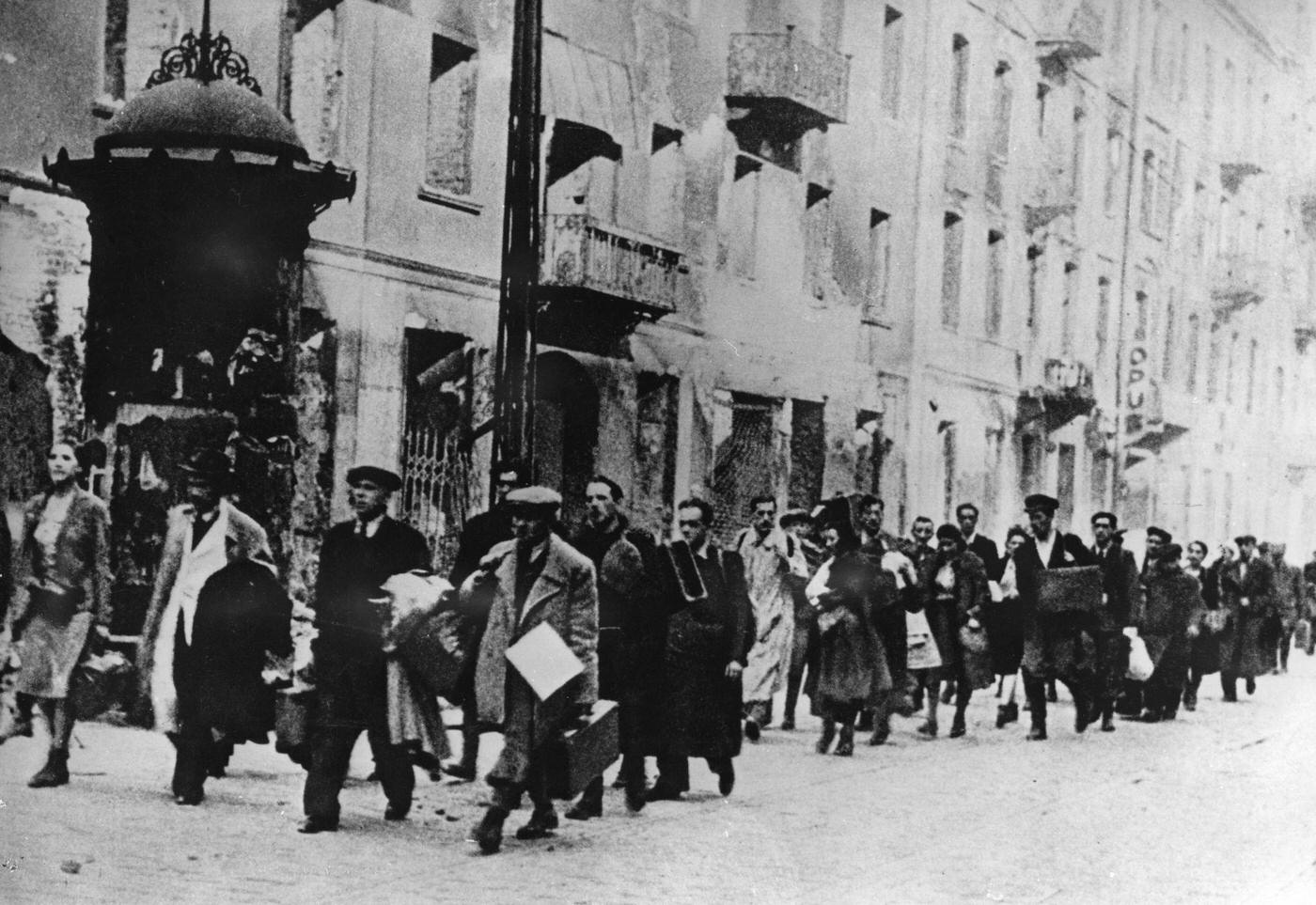 The Ghetto of Warsaw before the uprising. Poland, 1943