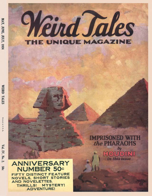 Weird Tales cover, May 1924