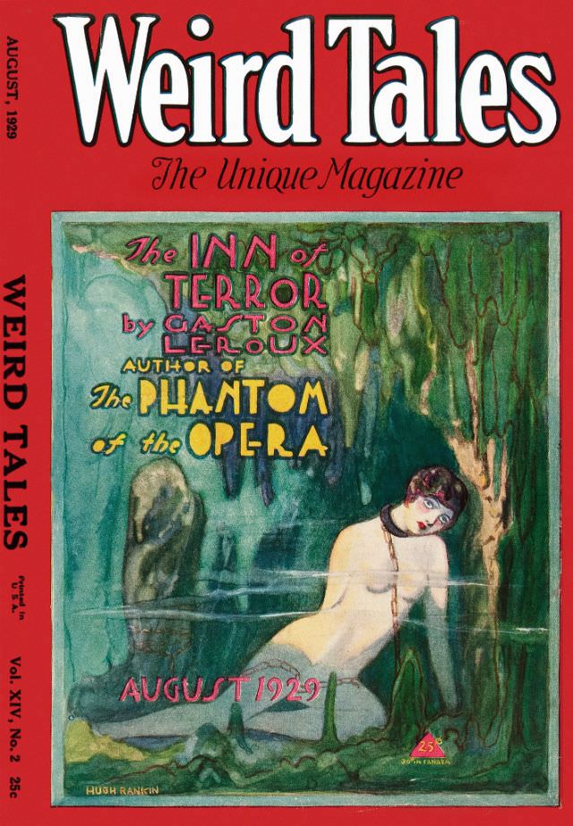 Weird Tales cover, August 1929