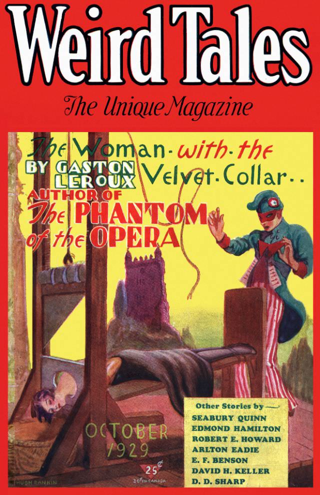 Weird Tales cover, October 1929