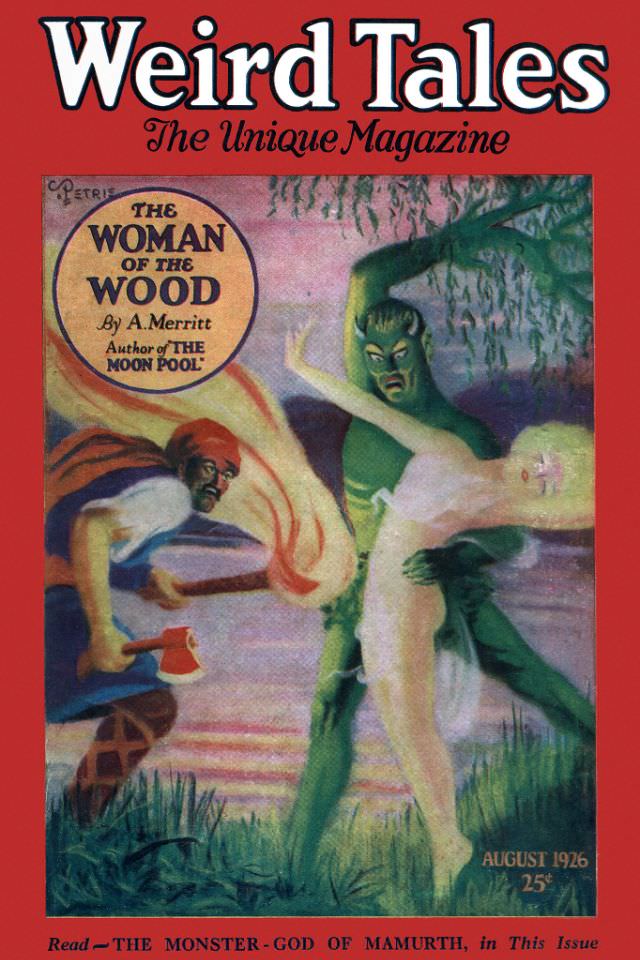 Weird Tales cover, August 1926