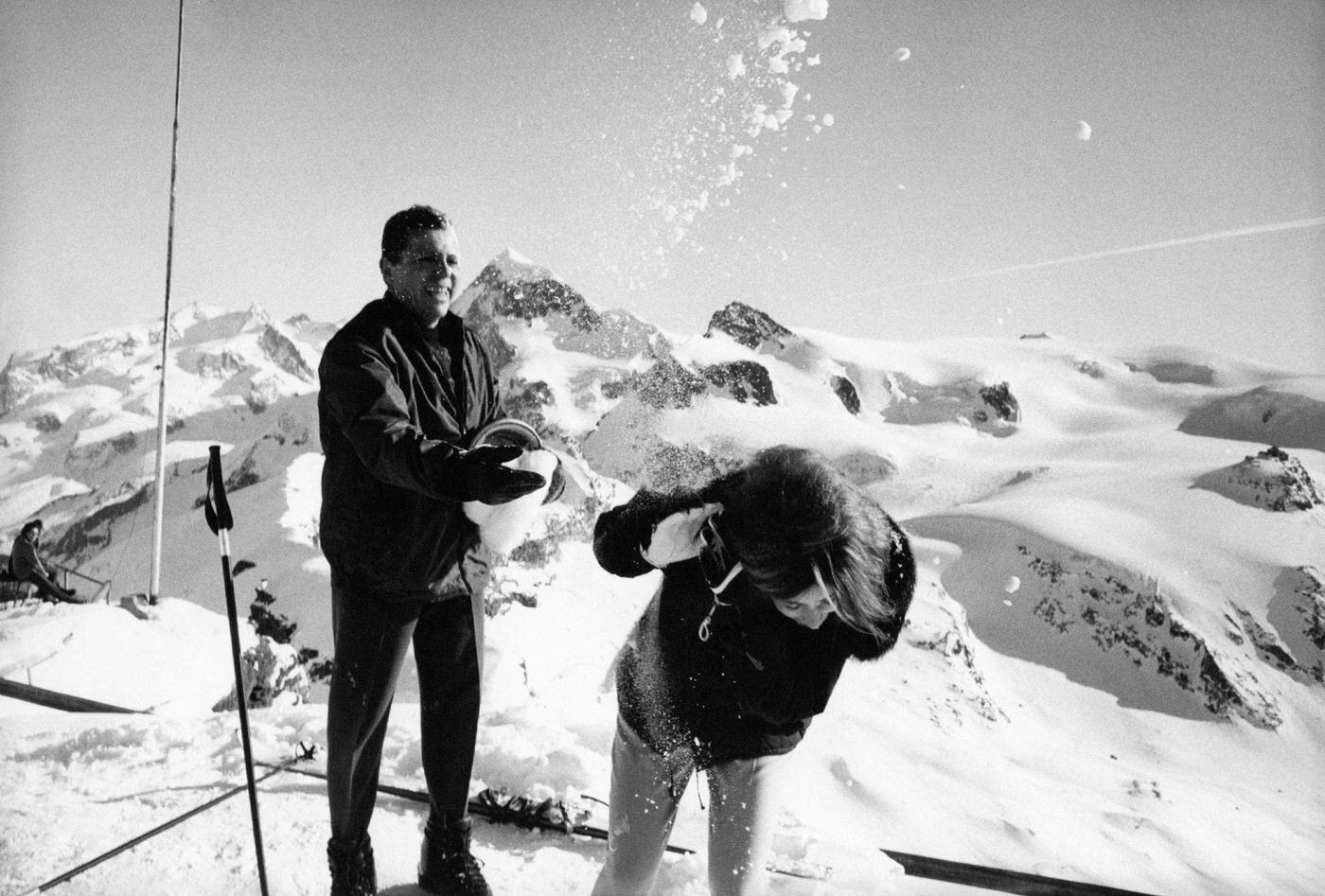 Italian mountaineer Achille Compagnoni, first man in the world to gain the top of the K2 Mountain, 1964