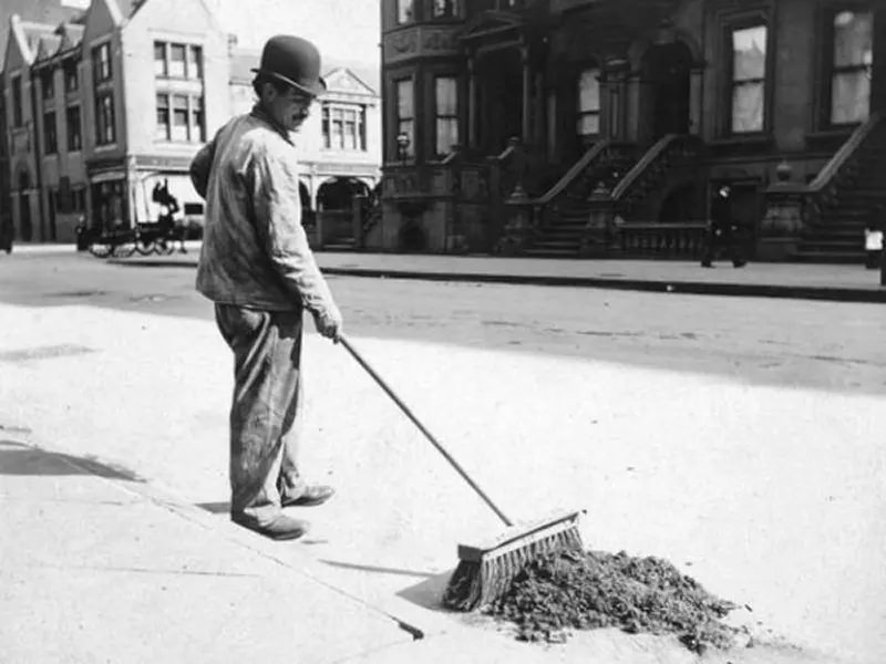 Street sweeper.