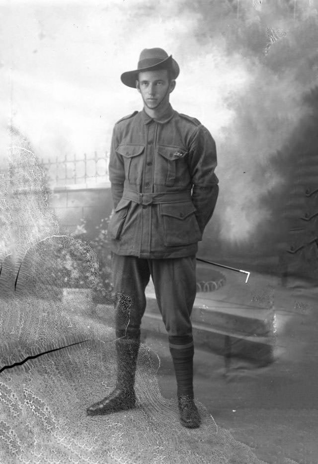 Australian soldier, J.S. Taylor, WWI