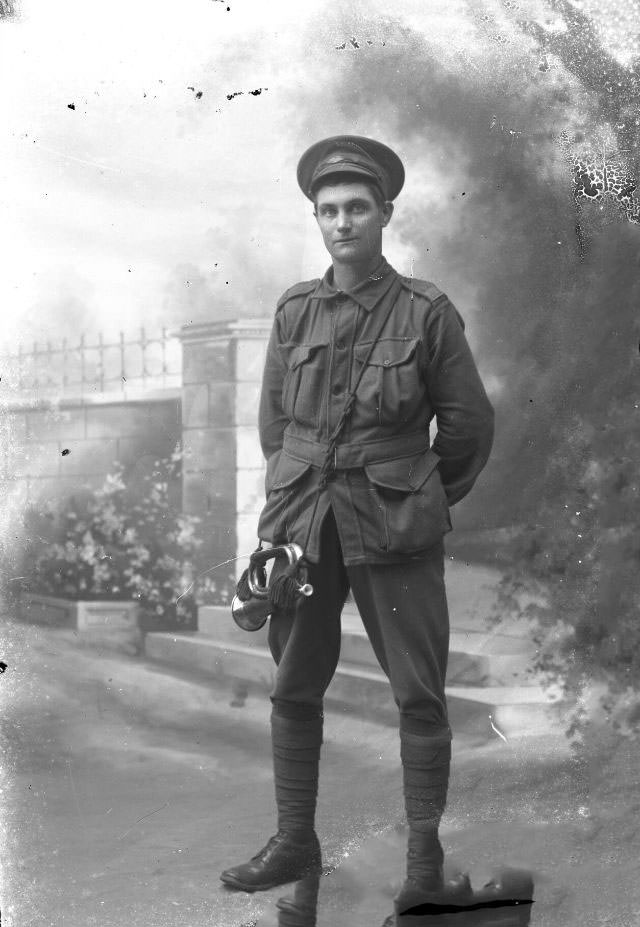 Private John Burnley (1888-1917), bugler, WWI