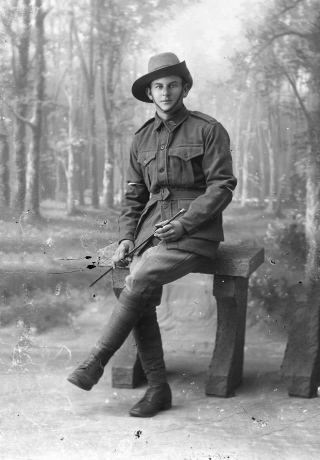 Australian soldier, Alfred Thomas Govers (1899-1970), WWI