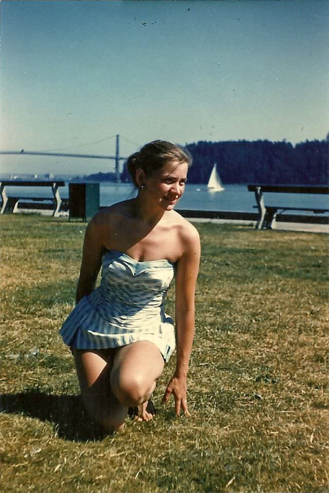 Arlene Smith, John Lawson Park, West Vancouver, 1954