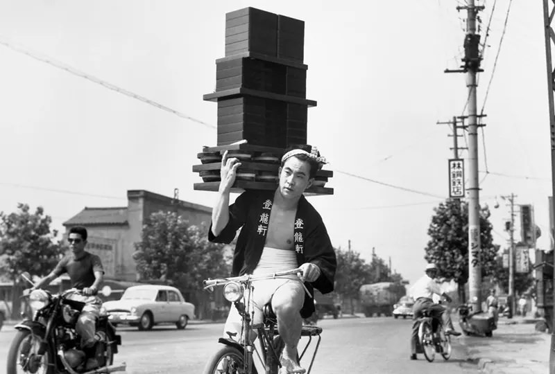 Bicycle Soba delivery Japan