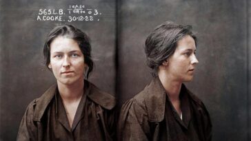 Colorized Mugshots of Australia's Female criminals