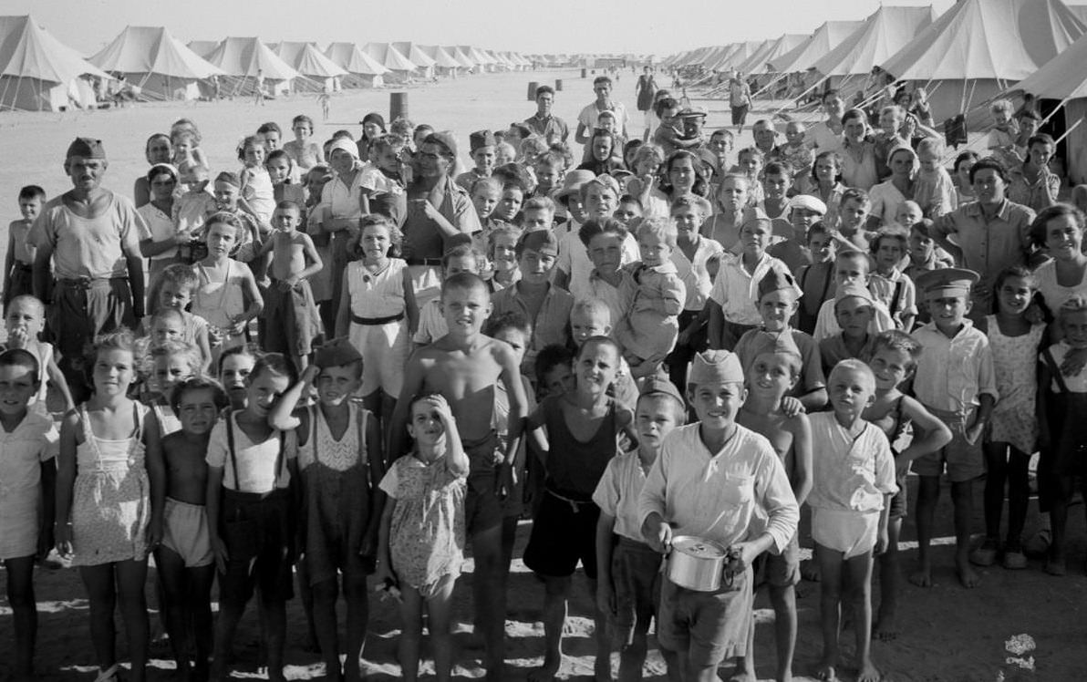 El Shatt Camps in Egypt during WWII