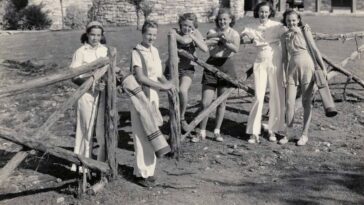 Girls at Camp Waldemar 1930s