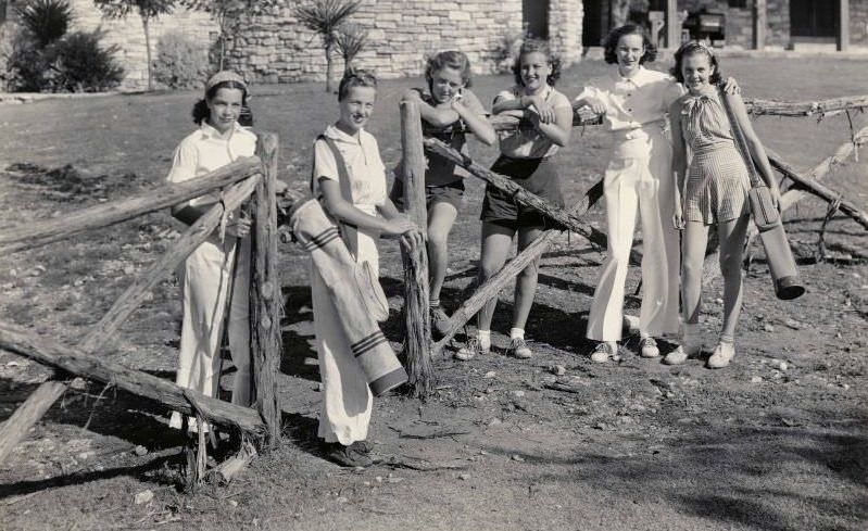 Girls at Camp Waldemar 1930s