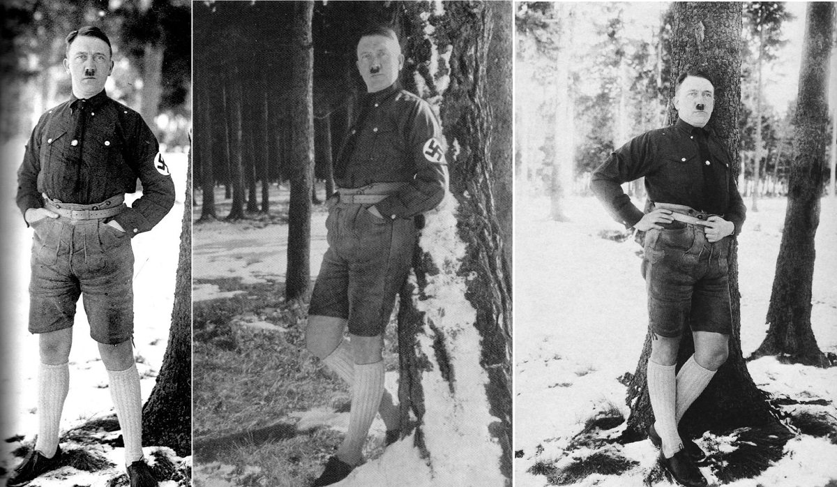 Hitler in shorts