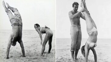 Sean Connery Ursula Andress Handstand