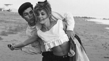 Sharon Tate and Richard Beymer at Pacific Ocean Park