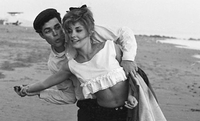 Sharon Tate and Richard Beymer at Pacific Ocean Park
