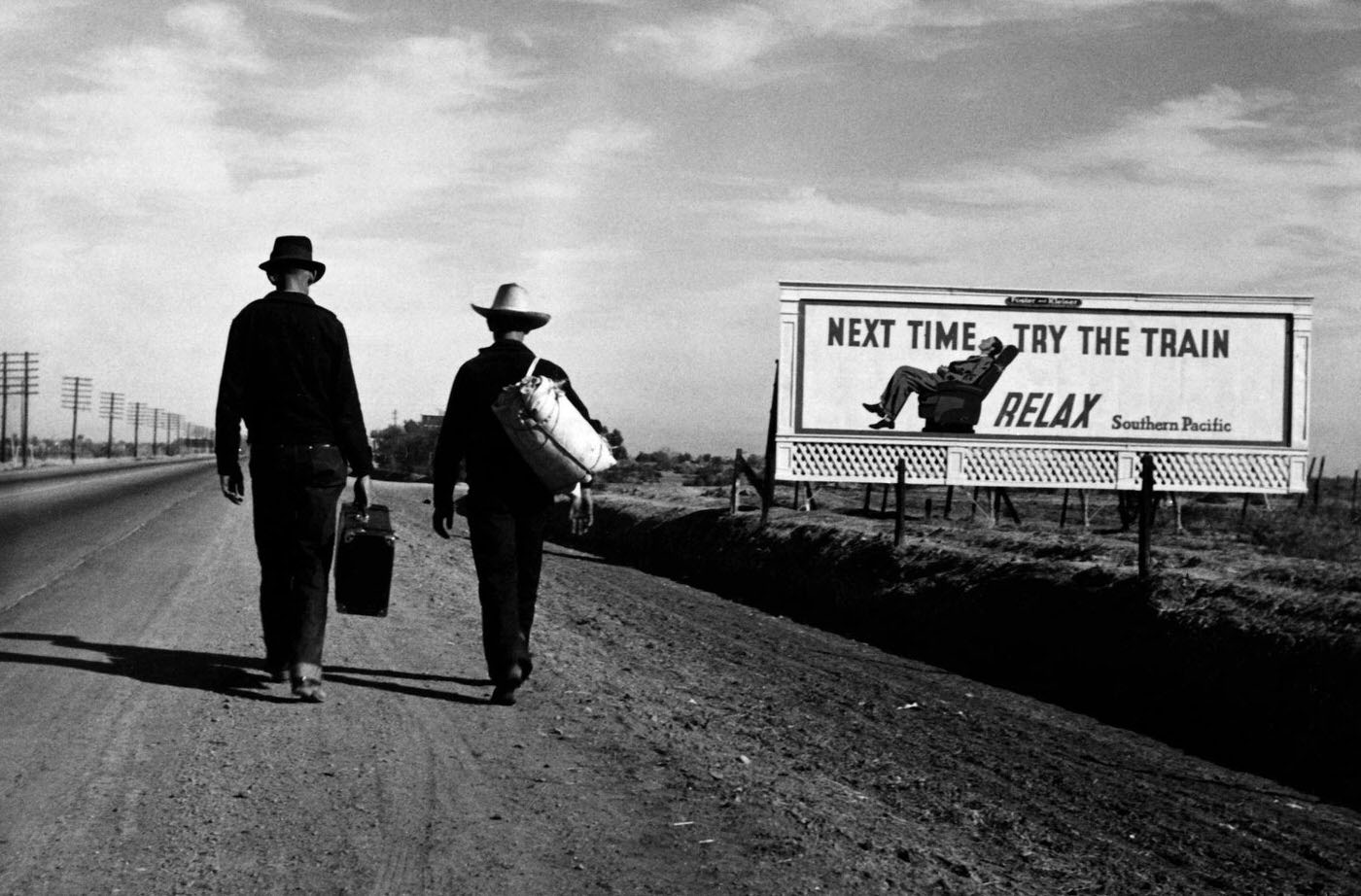 Toward Los Angeles, 1937.