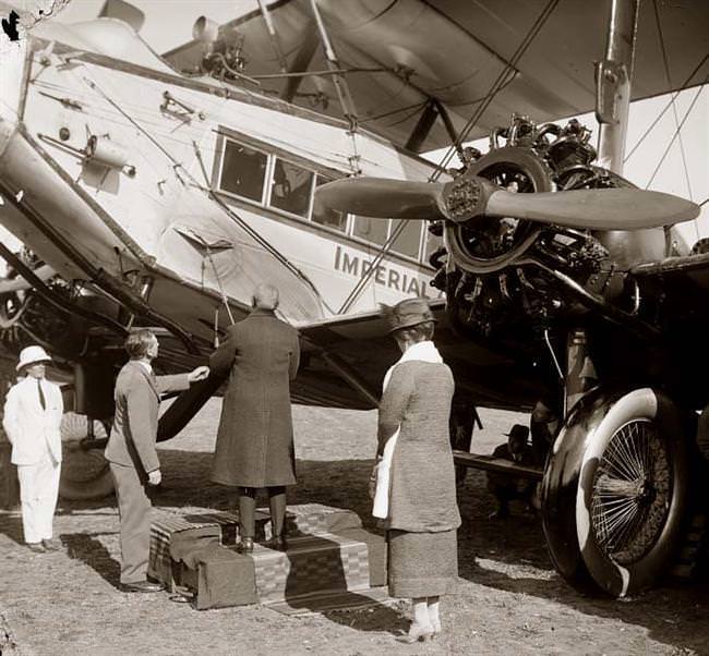 An airplane from British Imperial Airways, taken in the early 1930's