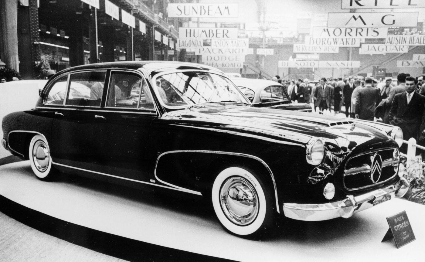 1955 Citroën 15CV, Specially Built for an Ambassador, at Motor Show, 1955.