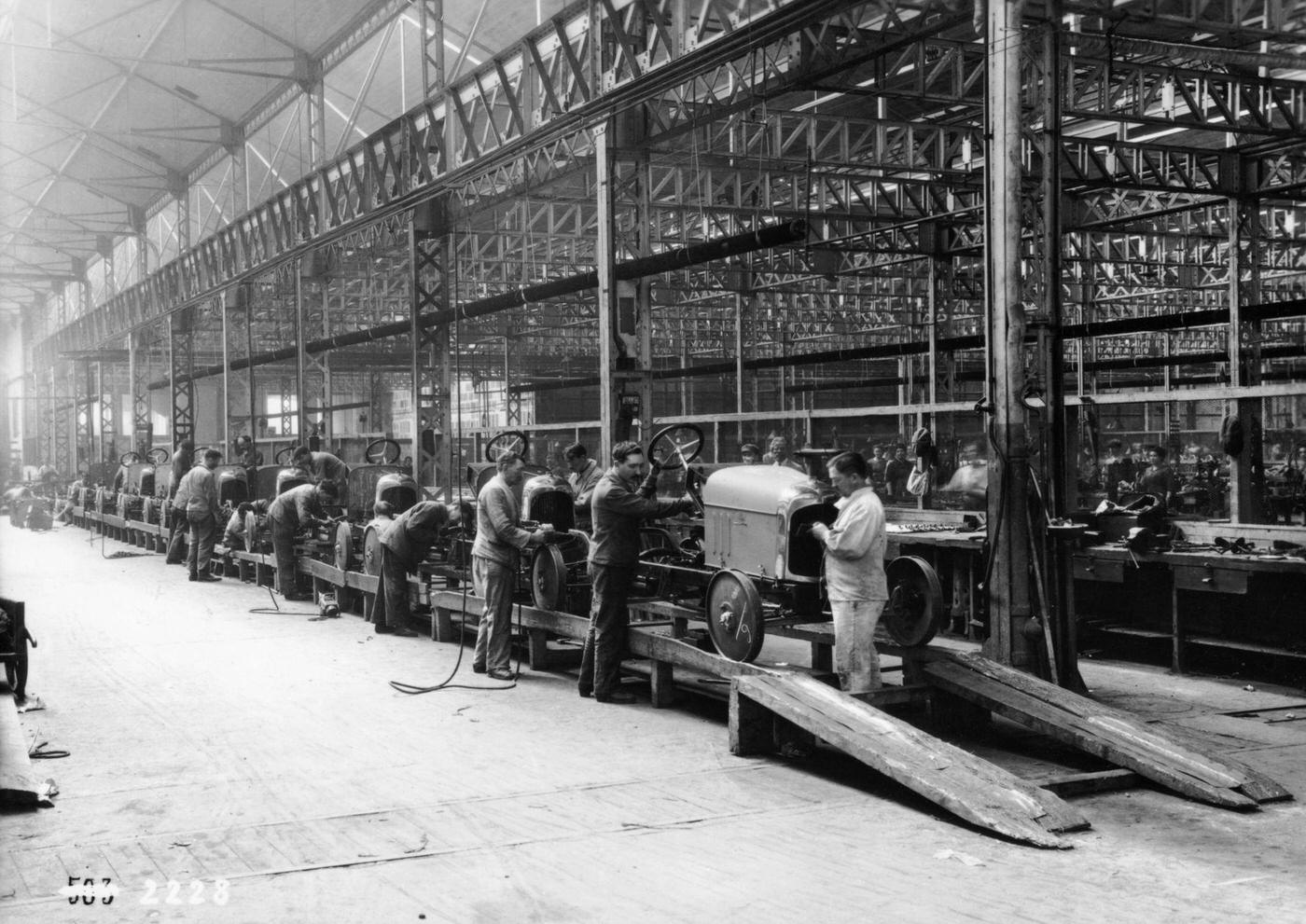 Citroen Production Line, France, 1922.