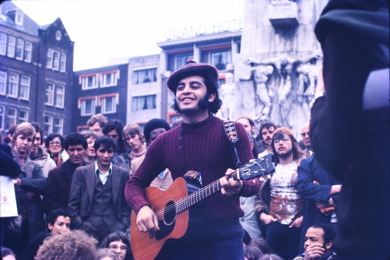 Hippies, Artists, and Activists: Life on Dam Square, Amsterdam in the 1970s