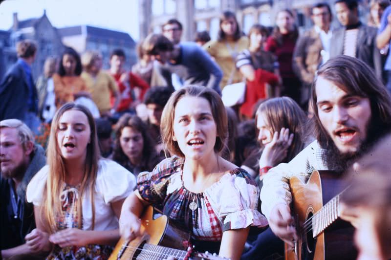 Hippies, Artists, and Activists: Life on Dam Square, Amsterdam in the 1970s