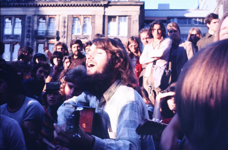 Hippies, Artists, and Activists: Life on Dam Square, Amsterdam in the 1970s