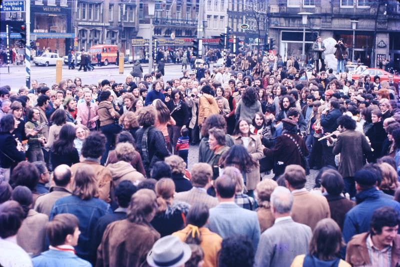 Hippies, Artists, and Activists: Life on Dam Square, Amsterdam in the 1970s