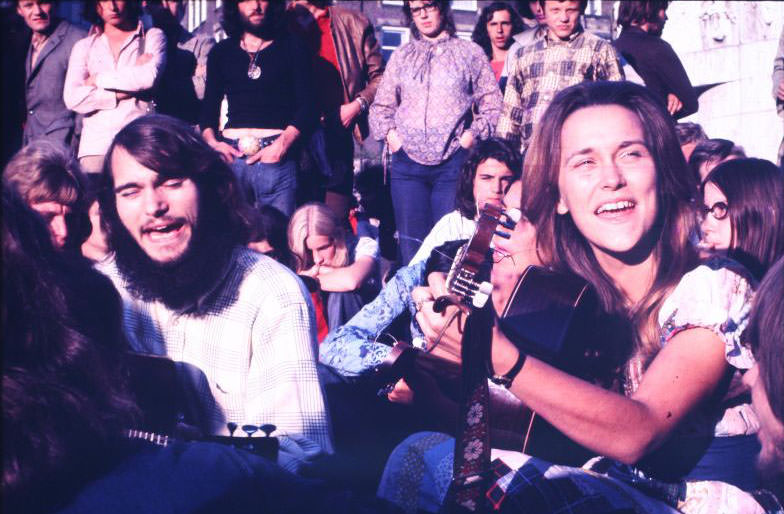 Hippies, Artists, and Activists: Life on Dam Square, Amsterdam in the 1970s