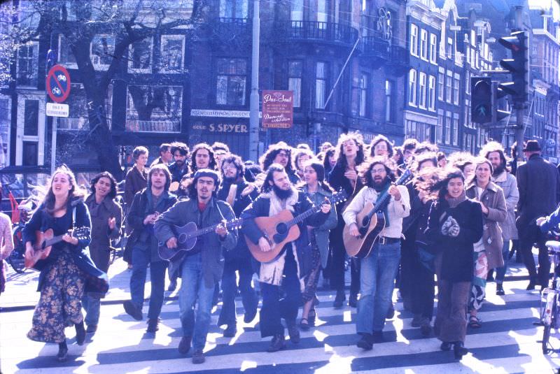 Hippies, Artists, and Activists: Life on Dam Square, Amsterdam in the 1970s