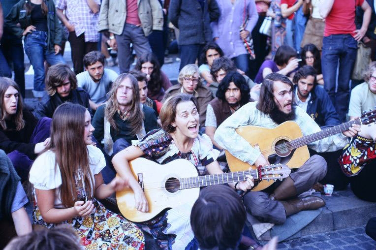 Hippies, Artists, and Activists: Life on Dam Square, Amsterdam in the 1970s