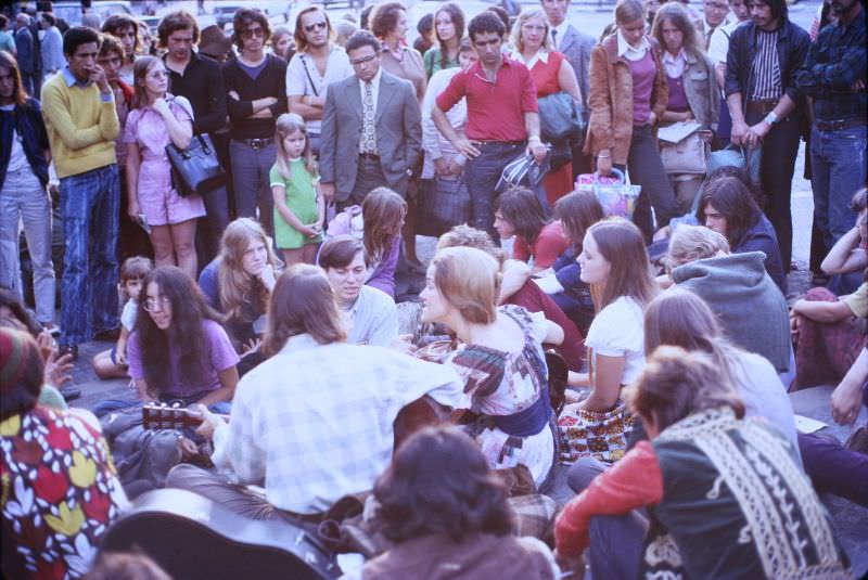 Hippies, Artists, and Activists: Life on Dam Square, Amsterdam in the 1970s