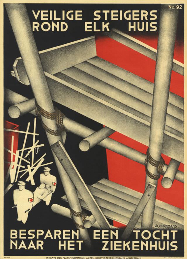 Poster by Gé Hurkmans, 1939