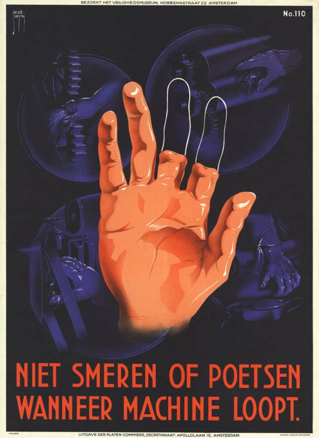 Poster by Jacob Jansma, 1940