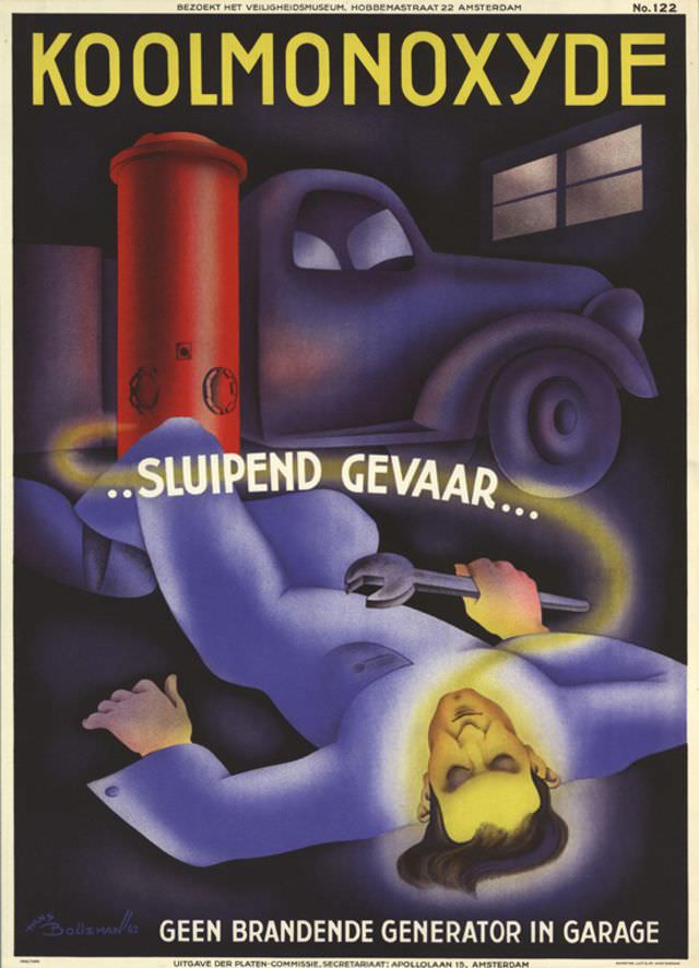 Poster by Hans Bolleman, 1942