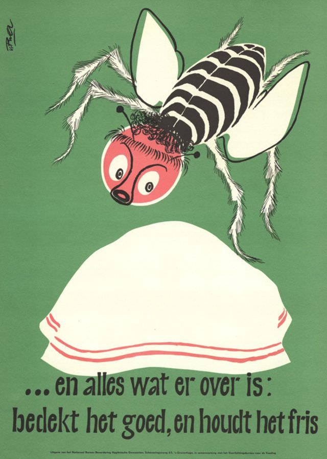 Poster by V. Riel, 1950-1970