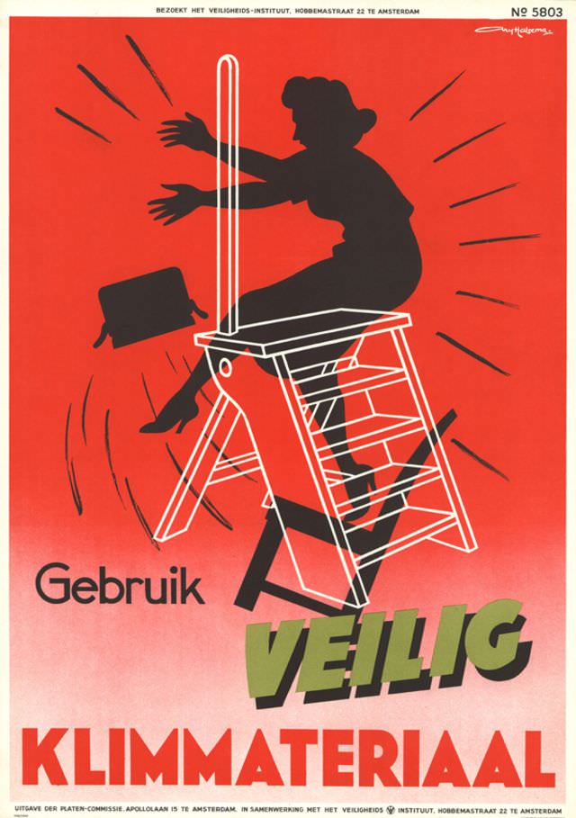 Poster by Ary Halsema, 1958