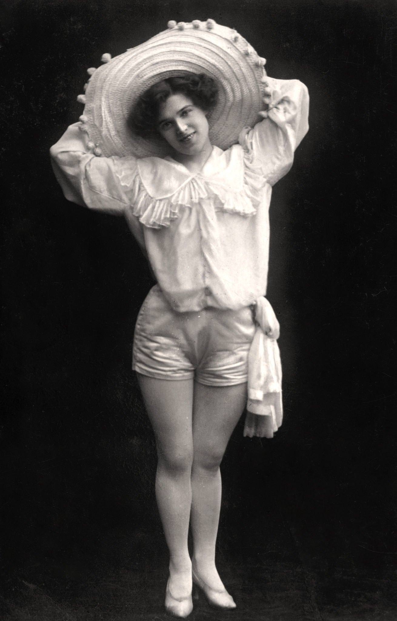 Millie Legarde poses for a portrait in 1906