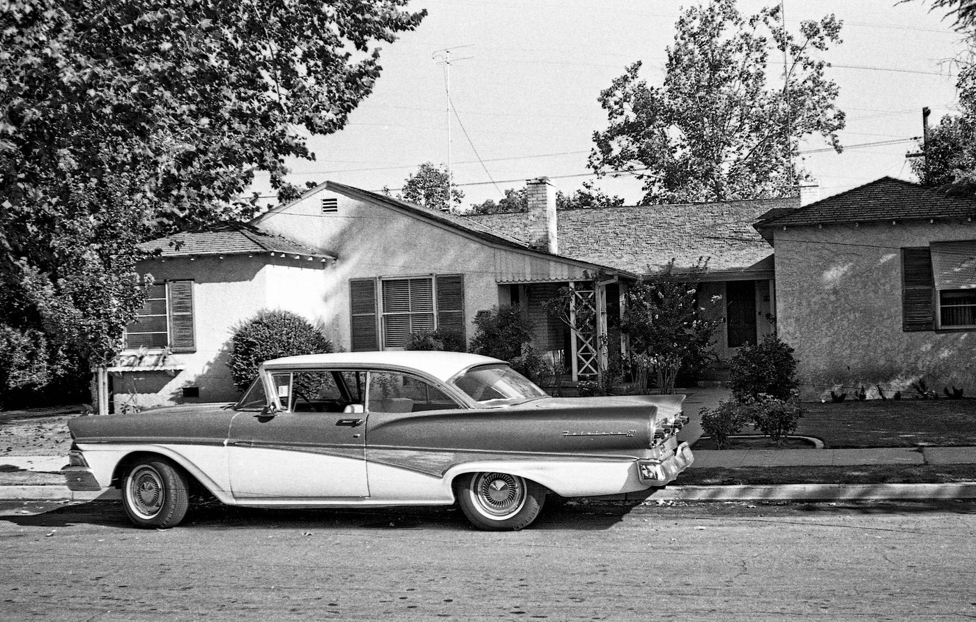 Residential Fresno in mid 1960's