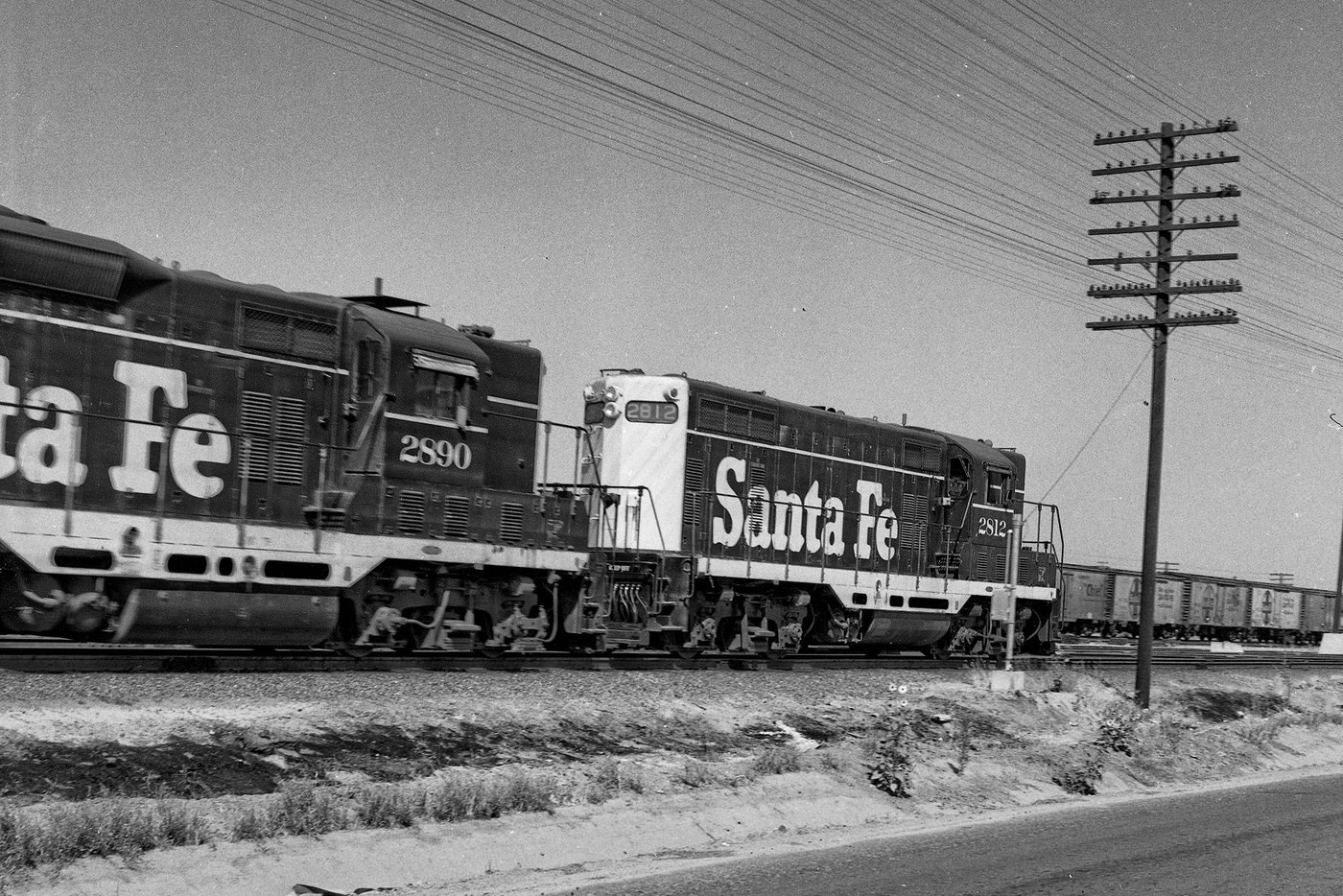 Along the Santa Fe tracks In south Fresno in California's San Joaquin Valley, 1962