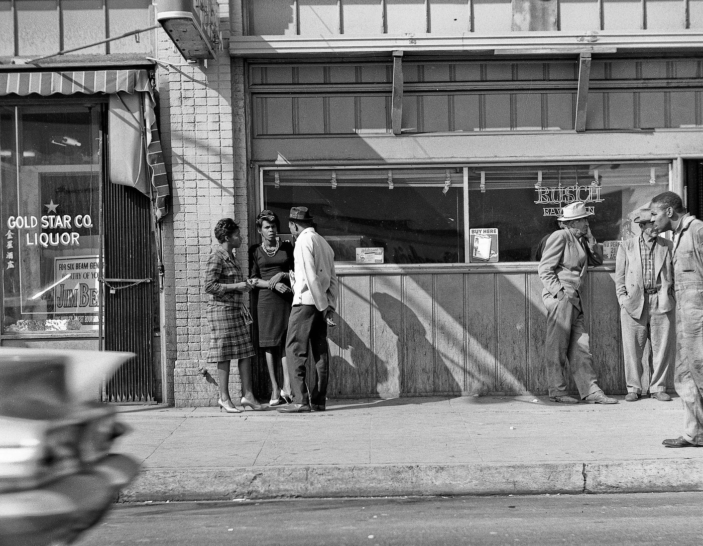 West Fresno Street Scene, 1964