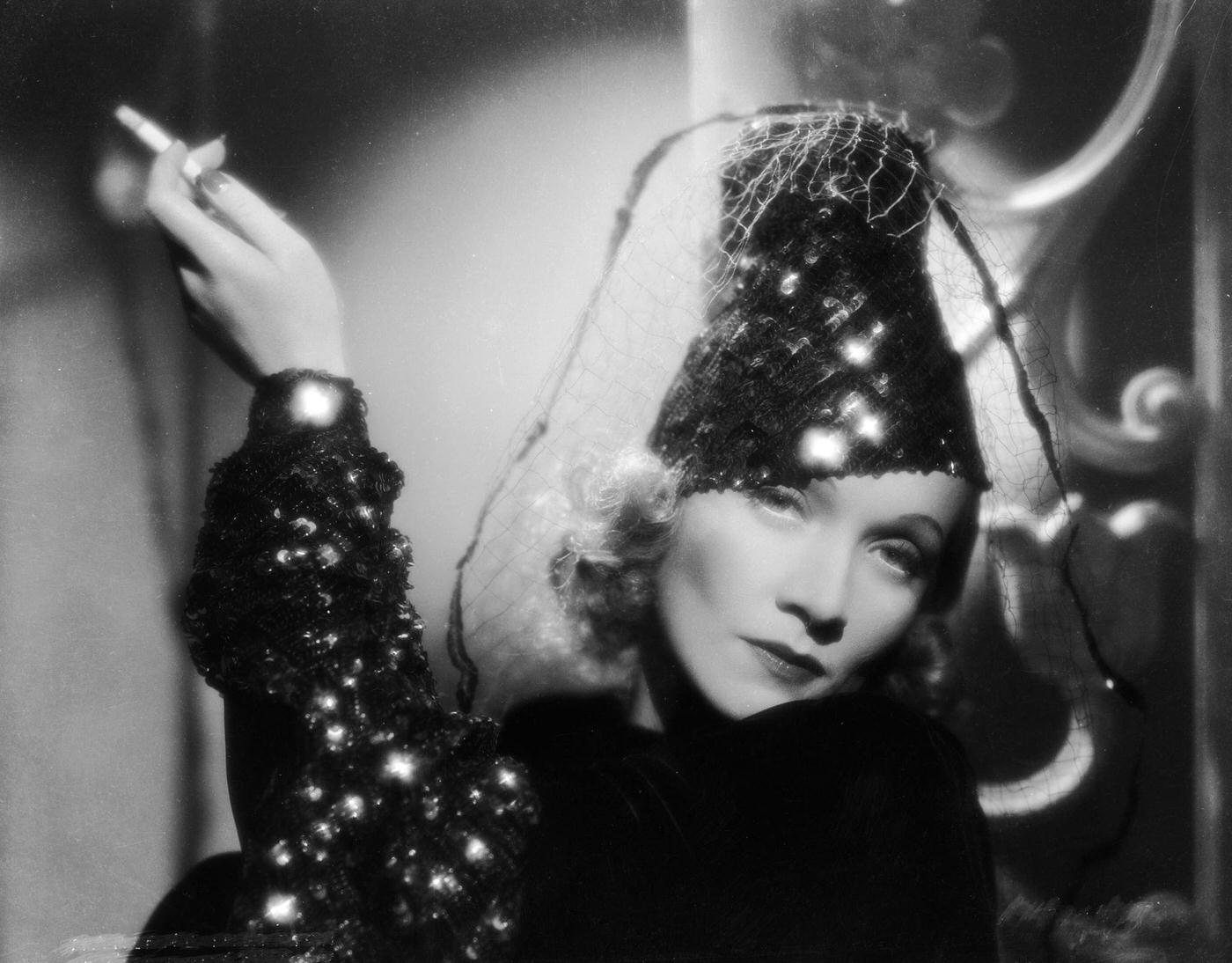 The film 'Angel' features Marlene Dietrich in a starring role as Maria Barker.