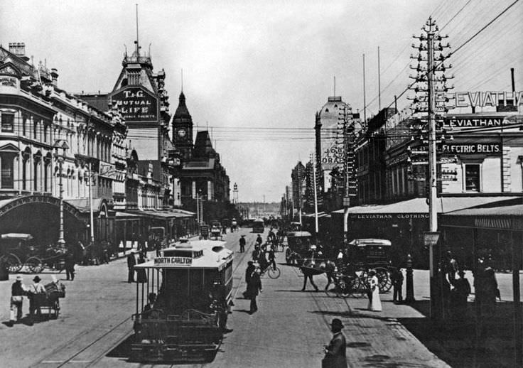 Melbourne in the late 1800s