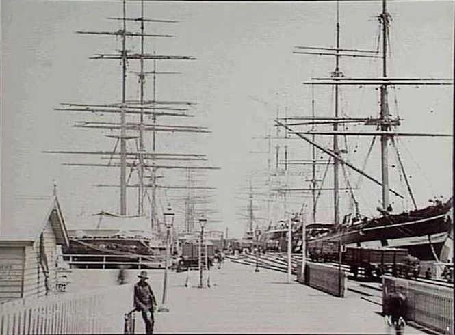 Pier Port Melbourne, 1890