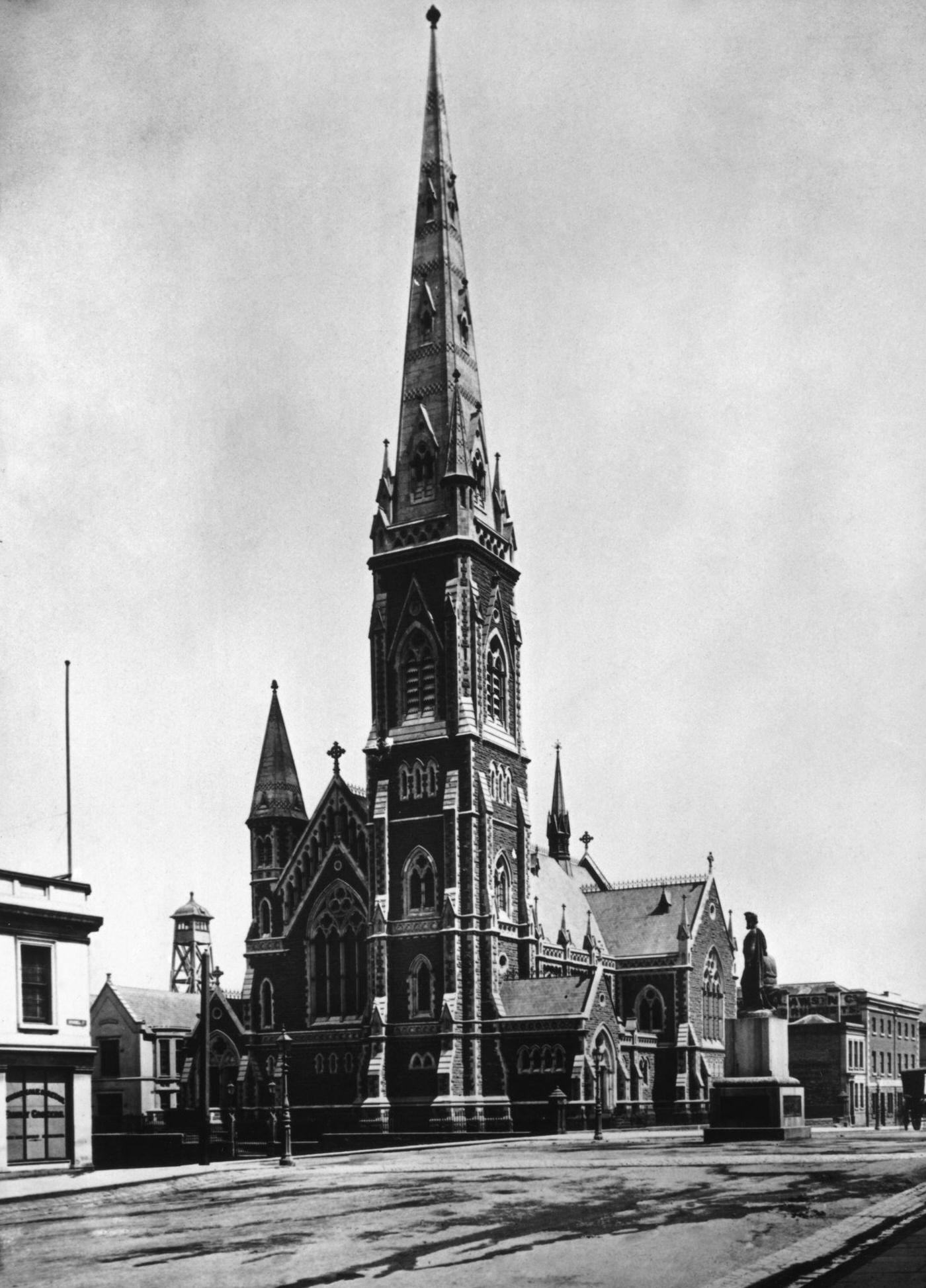 The Presbyterian Scots' Church, Melbourne, 1880