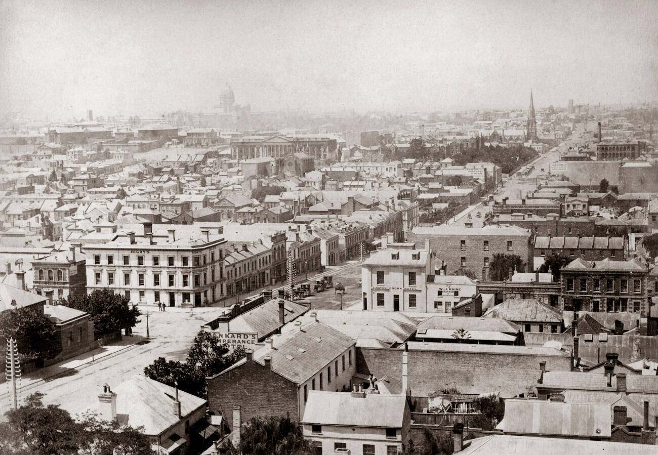 View of Melbourne, 1880s