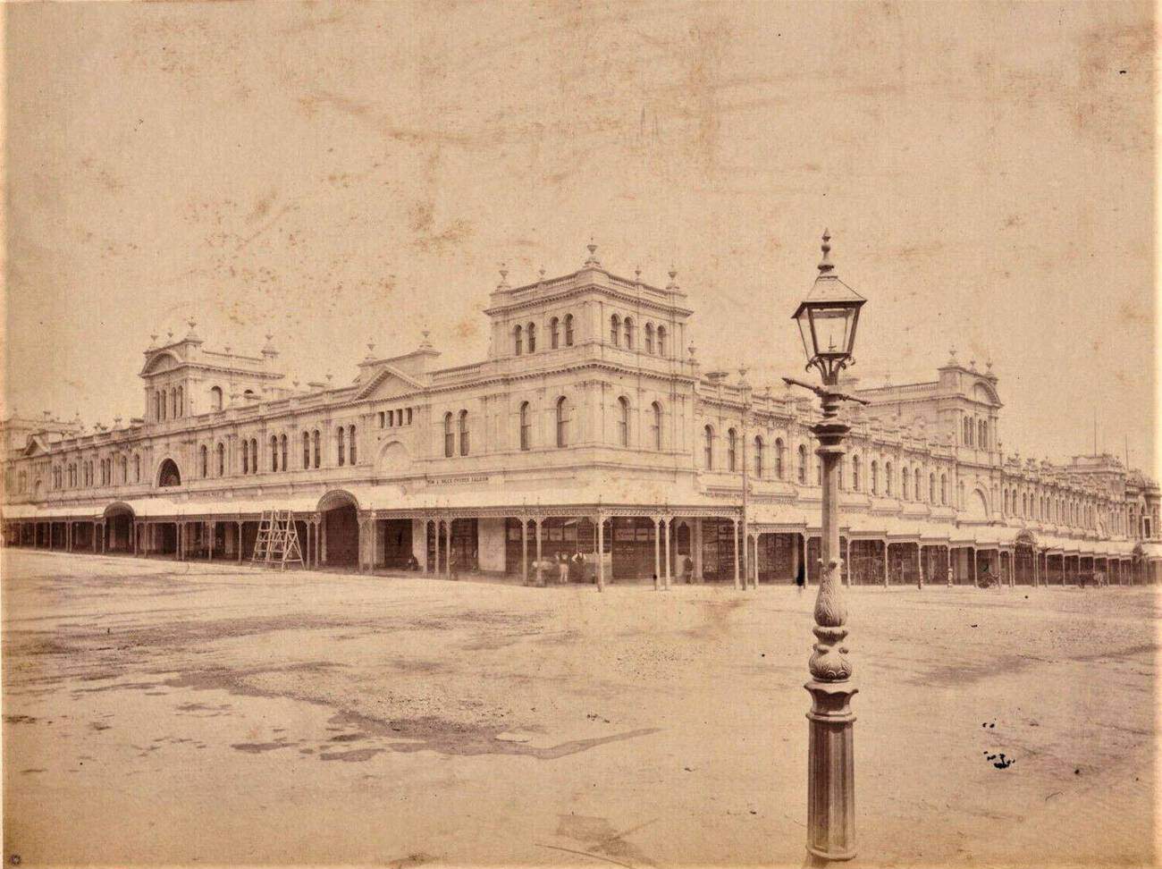 Eastern Market building, Bourke Street, Melbourne, 1880s