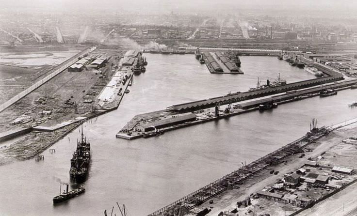 Melbourne Docklands in the 1800s