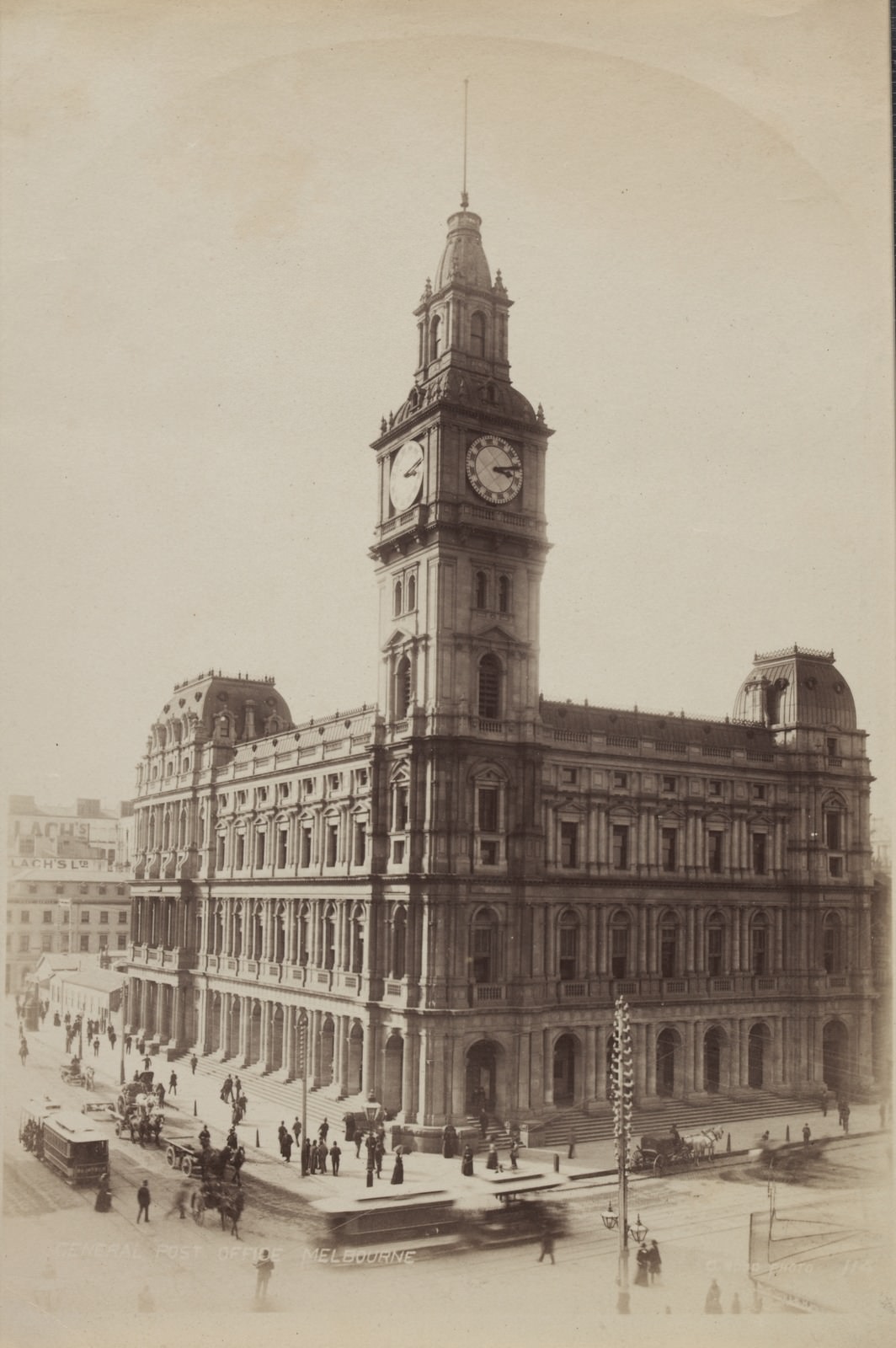 General Post Office Melbourne, 1880