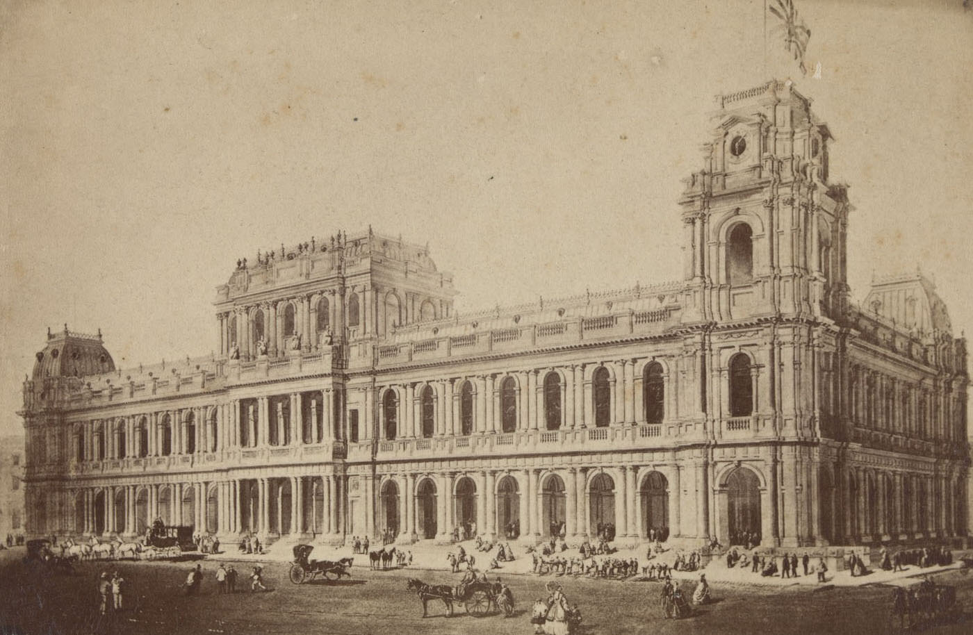 Melbourne General Post Office, 1880